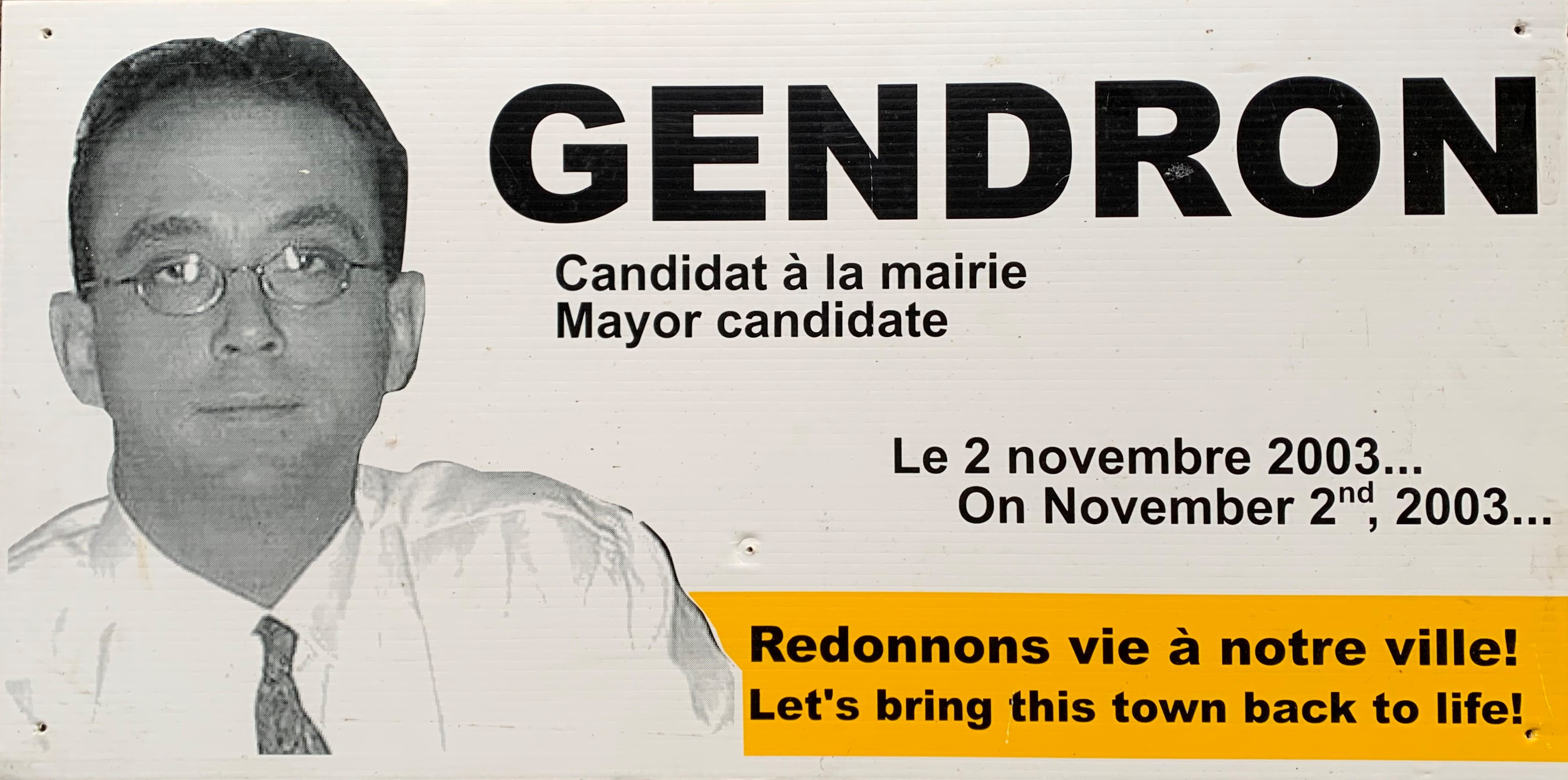 Campagne &eacute;lectorale 2003